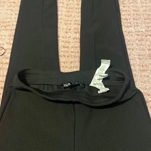 Extra high rise black leggings